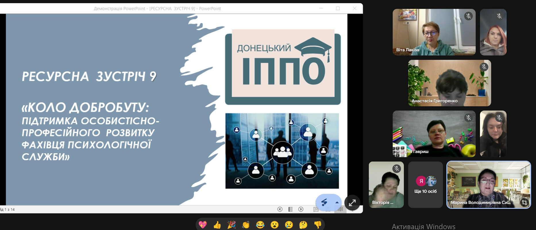 Коло добробуту: дев’ята ресурсна зустріч