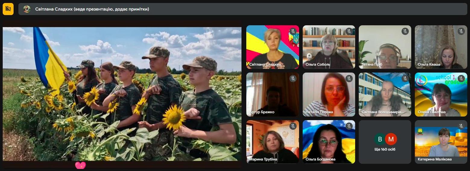 Презентаційна сесія «Відзначення Покрова Пресвятої Богородиці, Дня українського козацтва і Дня захисників і захисниць України як засіб духовно-морального, громадянсько-патріотичного та військово-патріотичного виховання учнівської молоді»